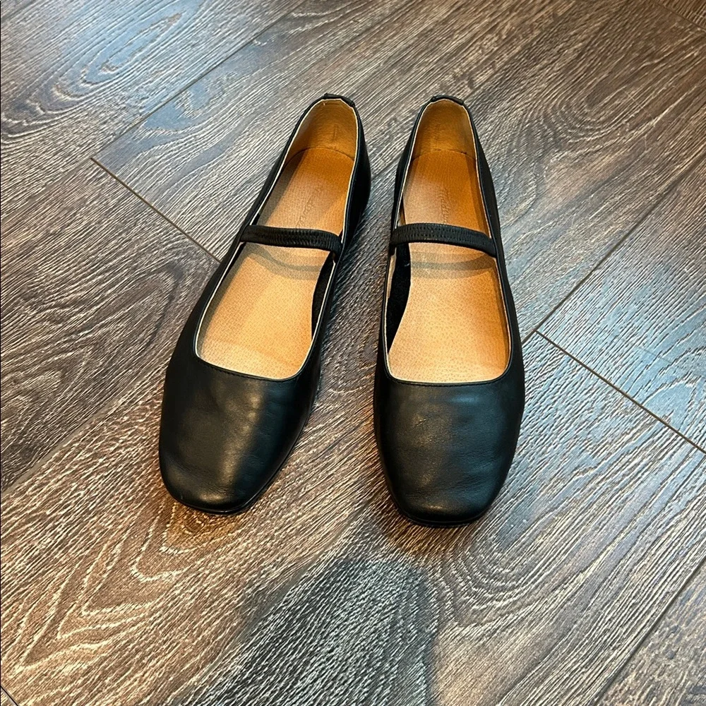 Madewell Black Mary Jane Flats - Picture 3 of 6